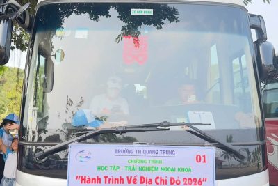 HÀNH TRÌNH VỀ ĐỊA CHỈ ĐỎ – BỒI ĐẮP TRUYỀN THỐNG YÊU NƯỚC CHO HỌC SINH KHỐI 5
