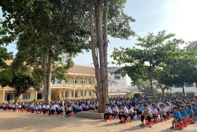 LỄ KẾT NẠP ĐỘI VIÊN – NIỀM TỰ HÀO CỦA MỖI HỌC SINH